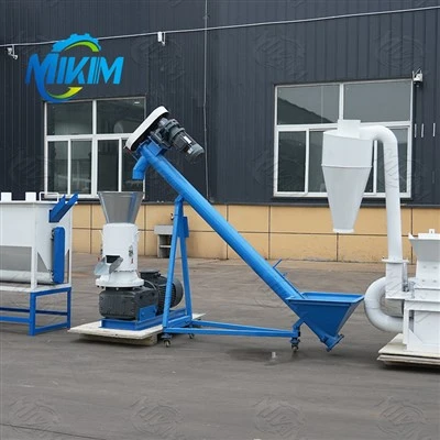 Linia de producție automată a combustibilului pentru biomasă